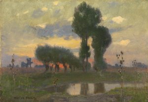 Abend auf der Ebene