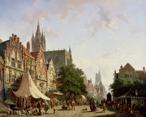Niederländische Straßenszene