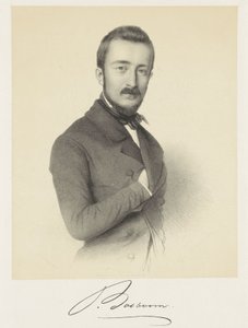 Porträt von Johannes Bosboom von Adrianus Johannes Ehnle