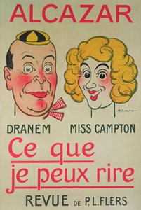 Ich kann lachen, Alcazar-Plakat von Adrien Barrere