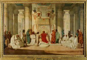 Joseph erklärt Pharao die Träume