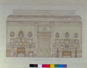 Der Salon der Pastelle in der Wohnung von Jacques Doucet von Adrien Karbowsky