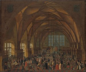Das Innere der Vladislav-Halle