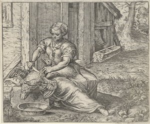 Fabel von der Frau und dem Huhn
