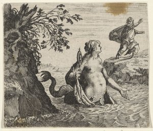 Fabel von der Meerjungfrau von Egidius  Sadeler (II)