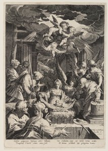 Die Geburt Christi von Aegidius Sadeler II