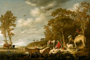Orpheus spielt für die Tiere von Aelbert Cuyp