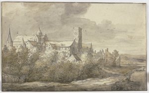 St. Marienkirche in Utrecht von Aelbert Cuyp
