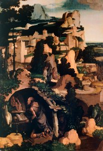 Der büßende Heilige Hieronymus, Kopie, von Albert Bouts