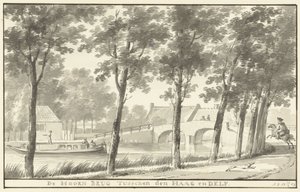 Die Hoornbrücke zwischen Den Haag und Delft