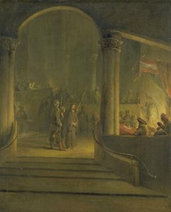 Christus vor Kaiphas von Aernt de Gelder