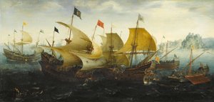 Die Schlacht von Cádiz, 1587