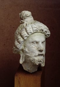 Kopf von Brahma, Afghanistan, 2.-4. Jahrhundert