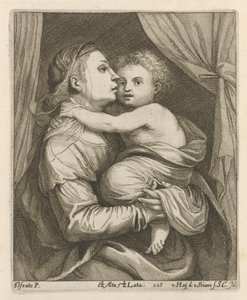 Madonna und Kind von After David Teniers the Younger