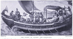 Die Flucht von Antonius und Kleopatra, ca. 1920 von Agnes Pringle