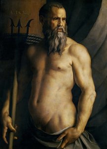 Porträt von Andrea Doria als Neptun von Agnolo Bronzino