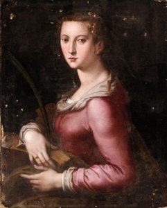 Heilige Katharina von Alexandria von Agnolo Bronzino