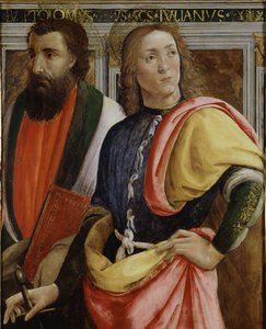 Heilige Bartholomäus und Julian der Hospitaler von Agnolo di Domenico
