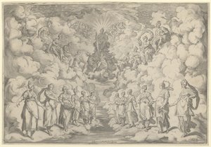 Harmonie der Sphären von Agostino Carracci