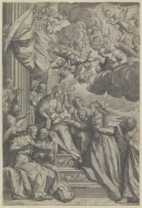 Mystische Hochzeit der heiligen Katharina