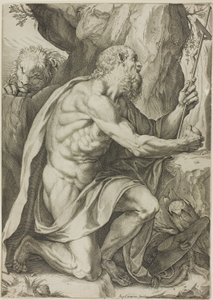 Heiliger Hieronymus in Buße