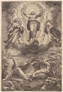 Verklärung von Agostino Carracci