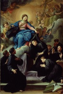 Die Madonna mit den sieben Gründern des Servitenordens