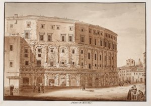Theater des Marcellus, 1833 von Agostino Tofanelli