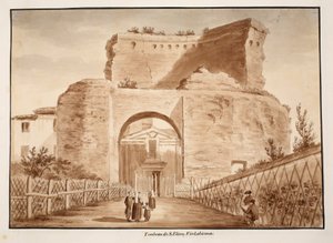 Grab von Sankt Helena, Via Labicana, 1833 von Agostino Tofanelli
