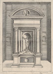 Primum Tenplum Iovis in Capitolio von Agostino Veneziano