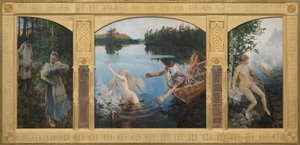 Aino-Mythos, Triptychon von Akseli Gallen-Kallela