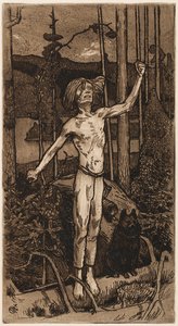 Kullervo verflucht von Akseli Gallen-Kallela