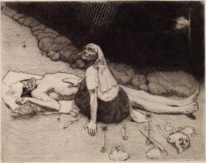 Lemminkäinens Mutter von Akseli Gallen-Kallela