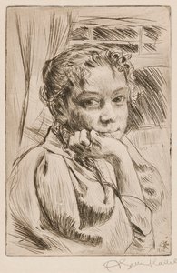 Mary Gallén, die Frau des Künstlers