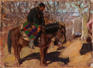 Indianer zu Pferd von Akseli Gallen-Kallela