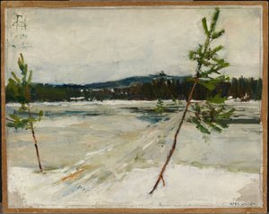 Pfad auf dem Eis von Akseli Gallen-Kallela
