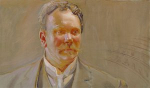Porträt von Professor E.N. Setälä von Akseli Gallen-Kallela