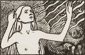 Betendes Mädchen von Akseli Gallen-Kallela