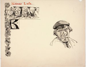 Die Lesestunde von Akseli Gallen-Kallela