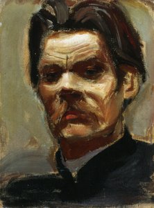 Porträt des Autors Maxim Gorki 1868-1939, 1906