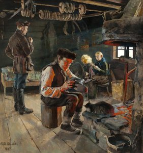 Das ländliche Leben von Akseli Valdemar Gallen Kallela