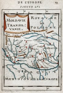 Karte von Rumänien 1683