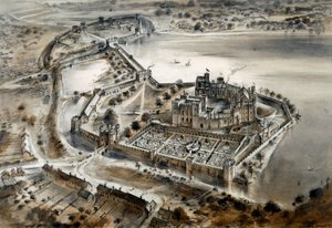 Kenilworth Castle, ca. 1575, ca. 1960er Jahre von Alan Ernest Sorrell