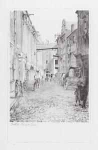 Londoner Gassen: Battle Bridge Lane von Alan Stapleton