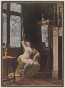 Schlafende Frau
