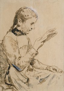 Lesendes Mädchen