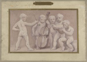 Skizze für den Festsaal des Hôtel de Ville de Paris: Musik