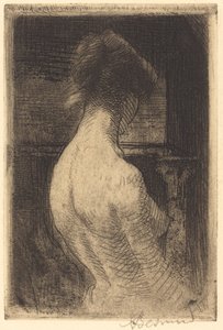 Rückenansicht einer Frau (Dos de Femme) von Albert Besnard