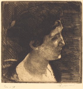 Frau im Profil
