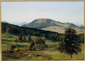Landschaft - Hügel und Tal